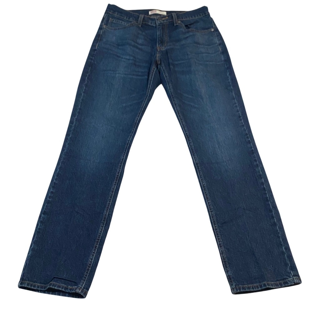 Signature by Levi Strauss Mens Athletic Fit Dark Wash Jeans 30x32 94551-0168